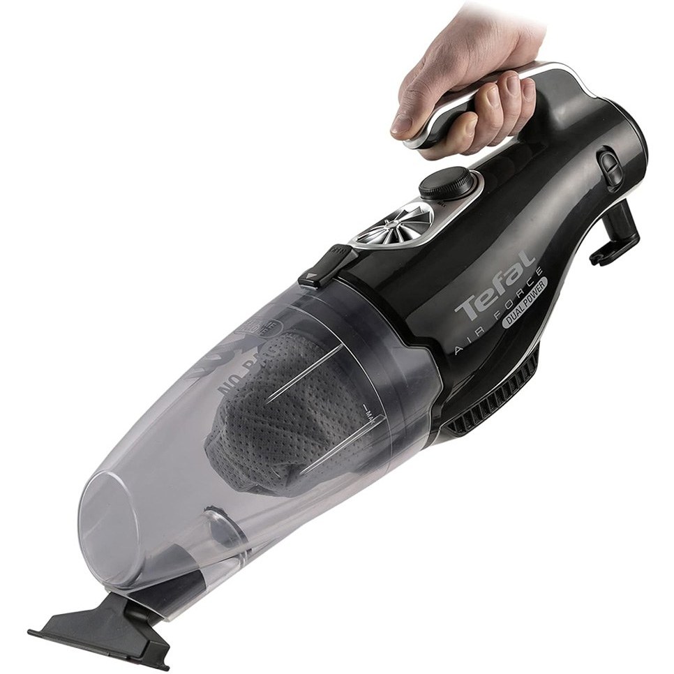 جارو برقی عصایی پرتابل تفال tefal مدل UY511TR. رنگ کرم و مشکی